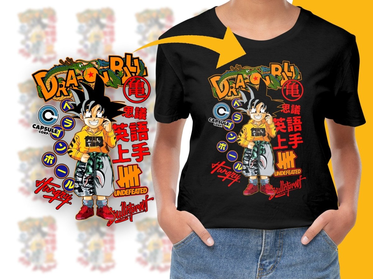 Dragon Ball Z Goku Anime Graphic Unisex PNG File - Teepew