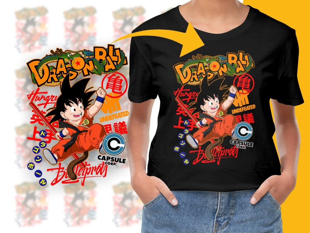 Dragon Ball Z Goku Capsule Corp Brand PNG File - Teepew