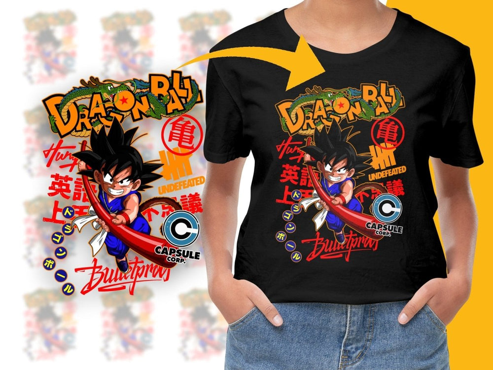 Dragon Ball Z Goku Fighting Capsule Corp PNG File - Teepew