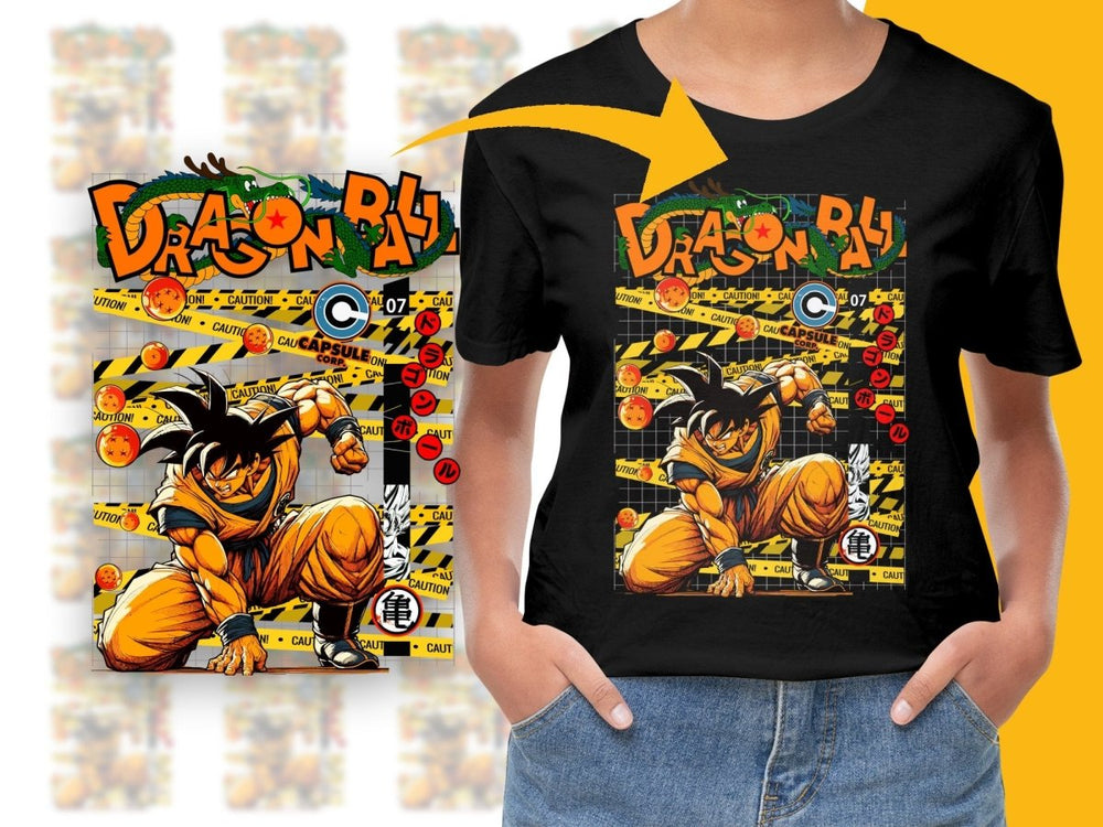 Dragon Ball Z Goku Graphic Design Anime PNG File - Teepew