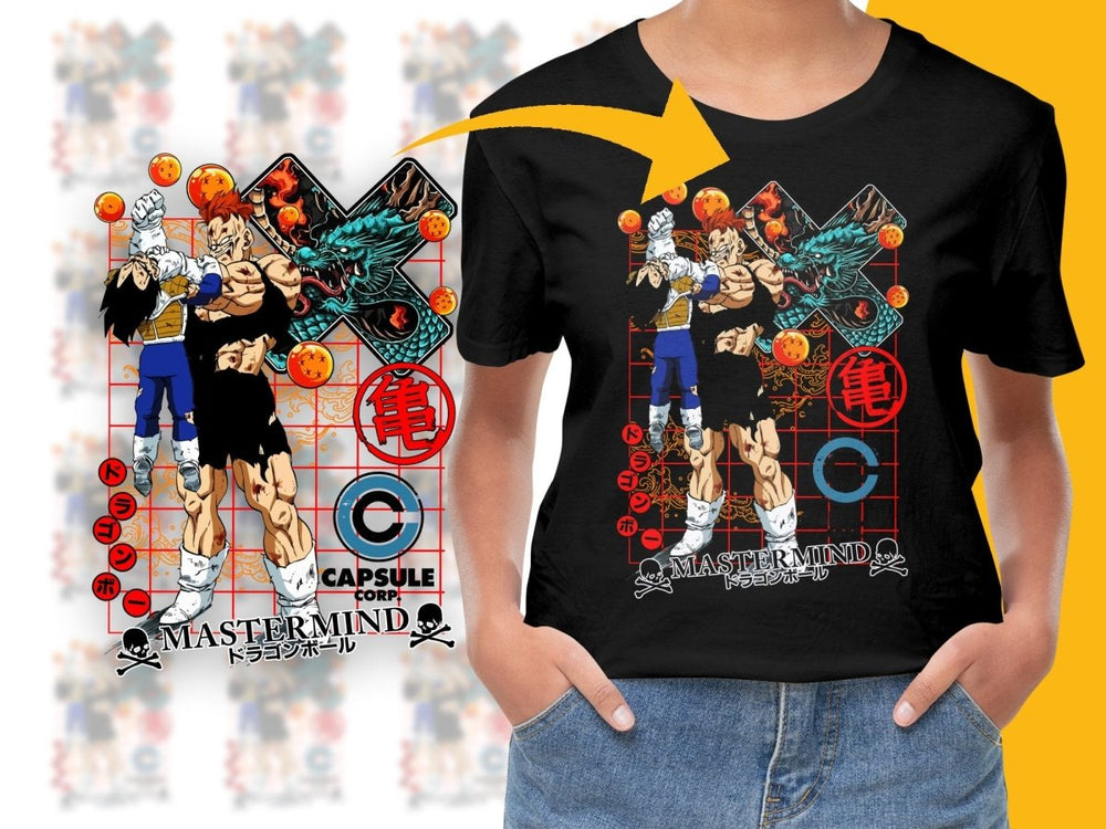 Dragon Ball Z Mastermind Graphic Anime PNG File - Teepew