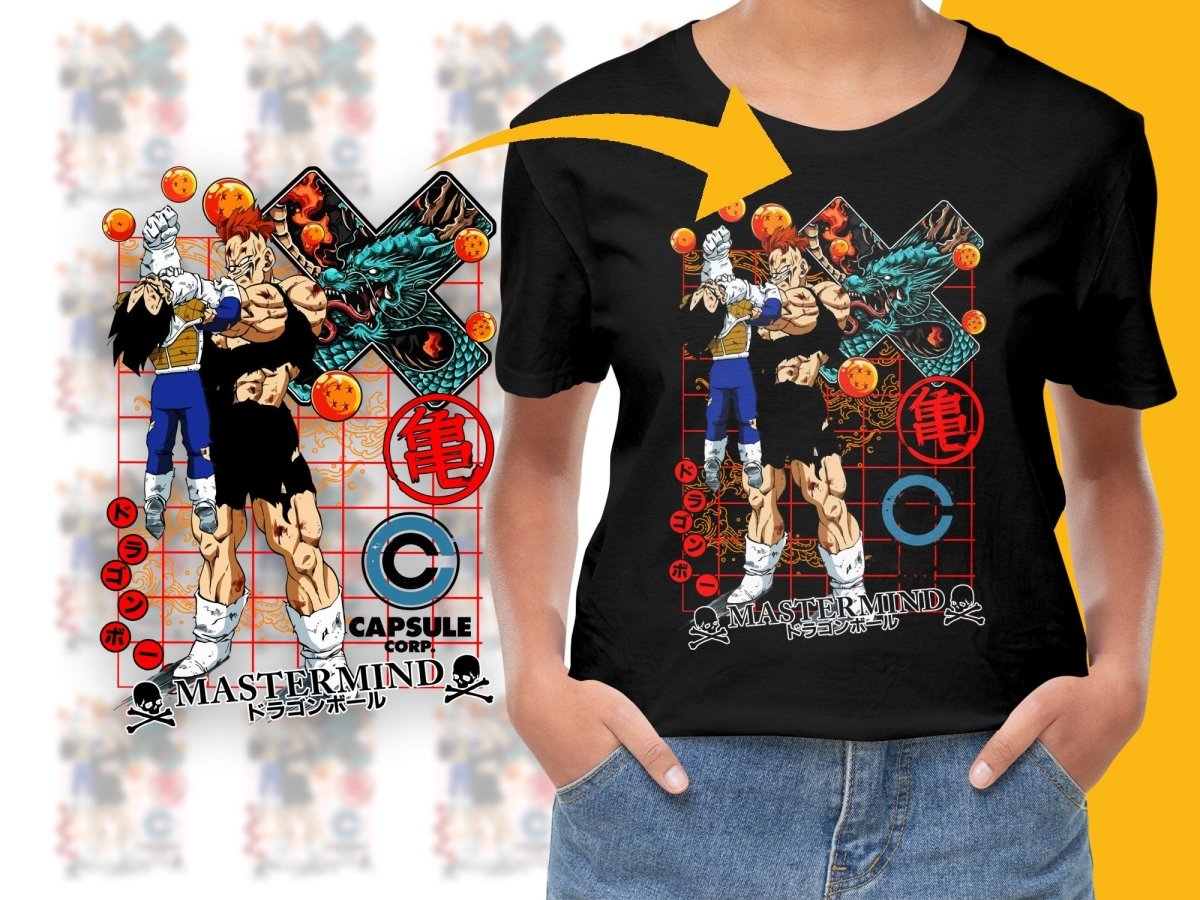 Dragon Ball Z Mastermind Graphic Anime PNG File - Teepew