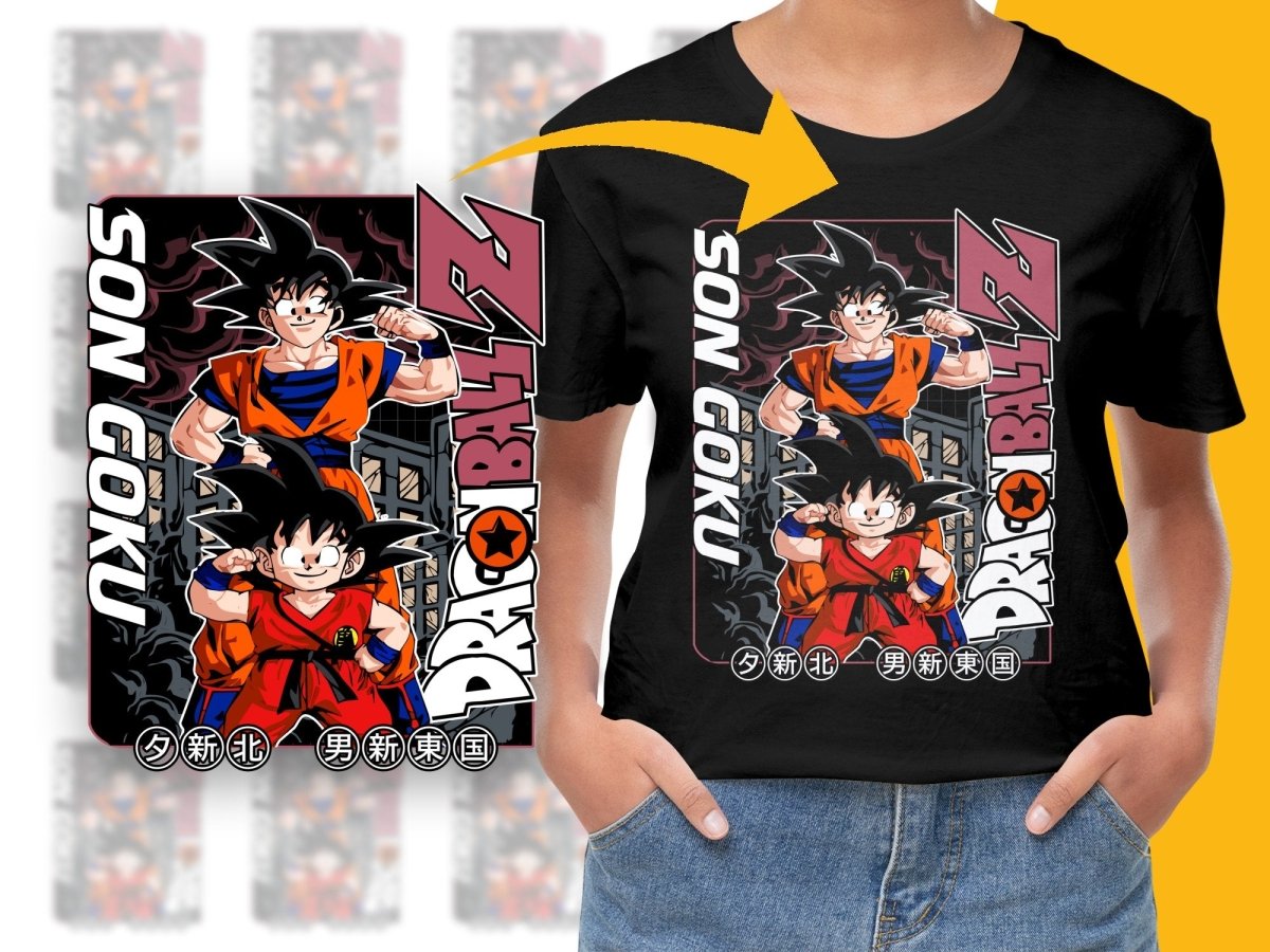 Dragon Ball Z Son Goku Graphic PNG File - Teepew