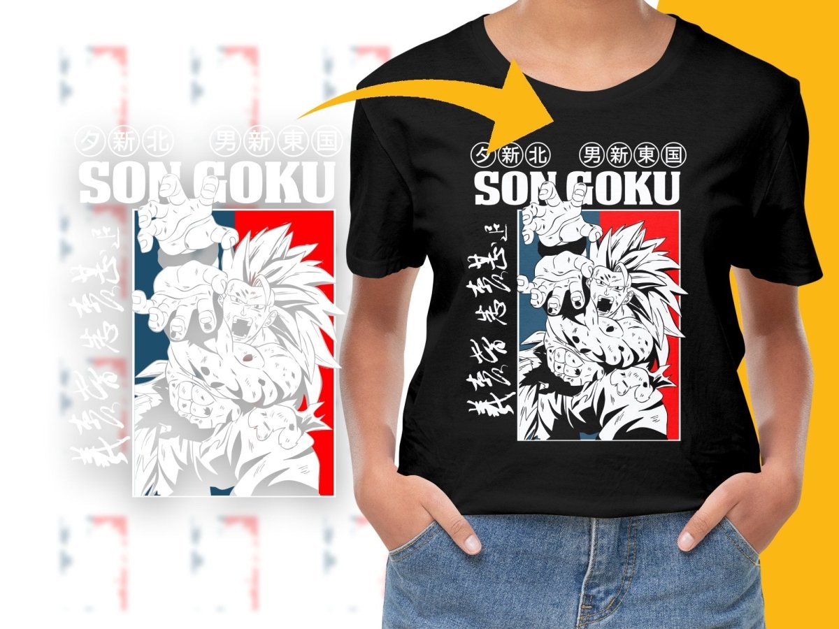 Dragon Ball Z Son Goku Graphic PNG File - Teepew