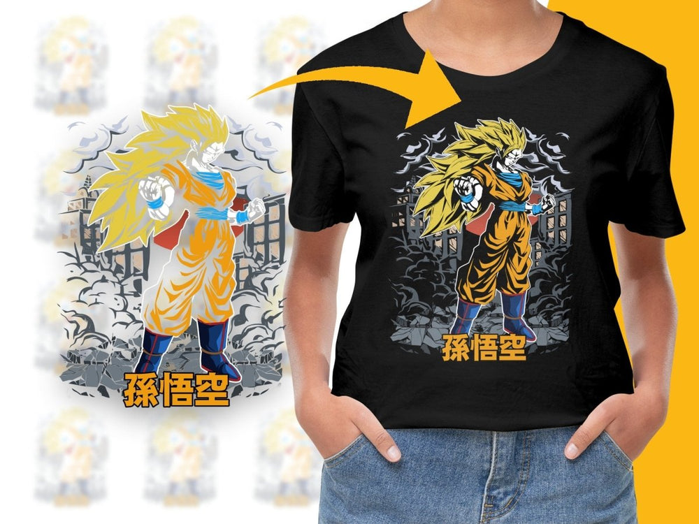 Dragon Ball Z Son Goku Graphic PNG File - Teepew