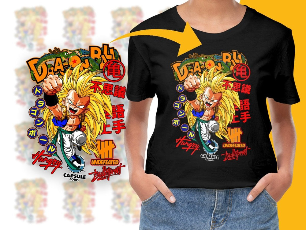Dragon Ball Z Super Saiyan 3 Gotenks Graphic PNG File - Teepew