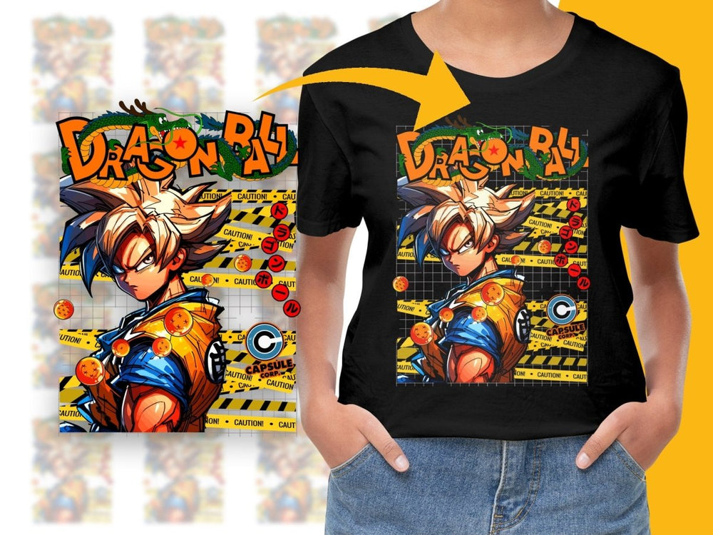 Dragon Ball Z Super Saiyan Character Graphic PNG File - Teepew