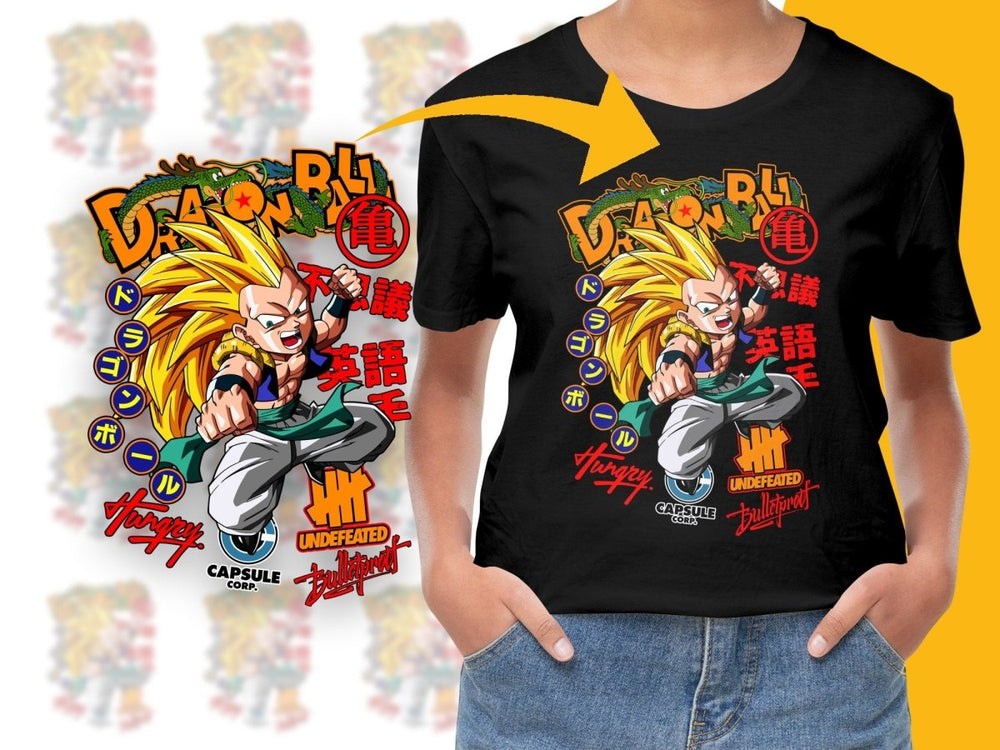 Dragon Ball Z Super Saiyan Gotenks Graphic PNG File - Teepew