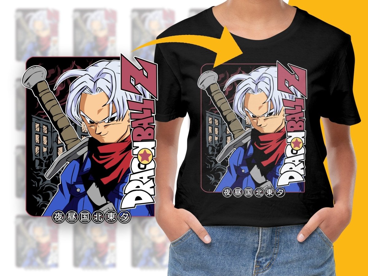 Dragon Ball Z Trunks Anime Graphic PNG File - Teepew