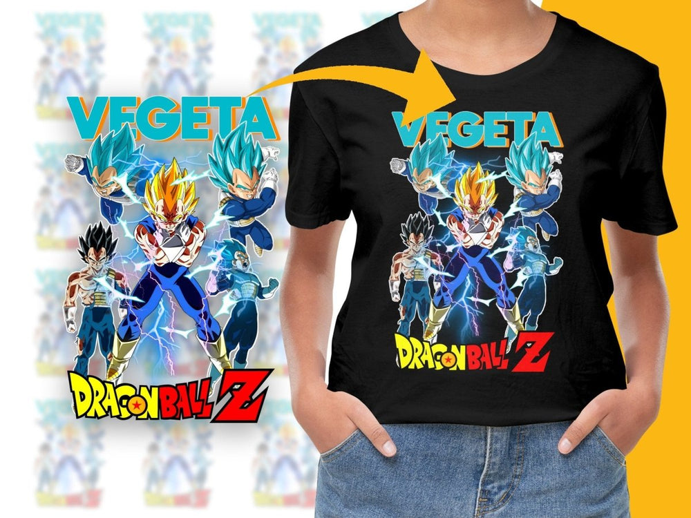 Dragon Ball Z Vegeta Anime Character PNG File - Teepew