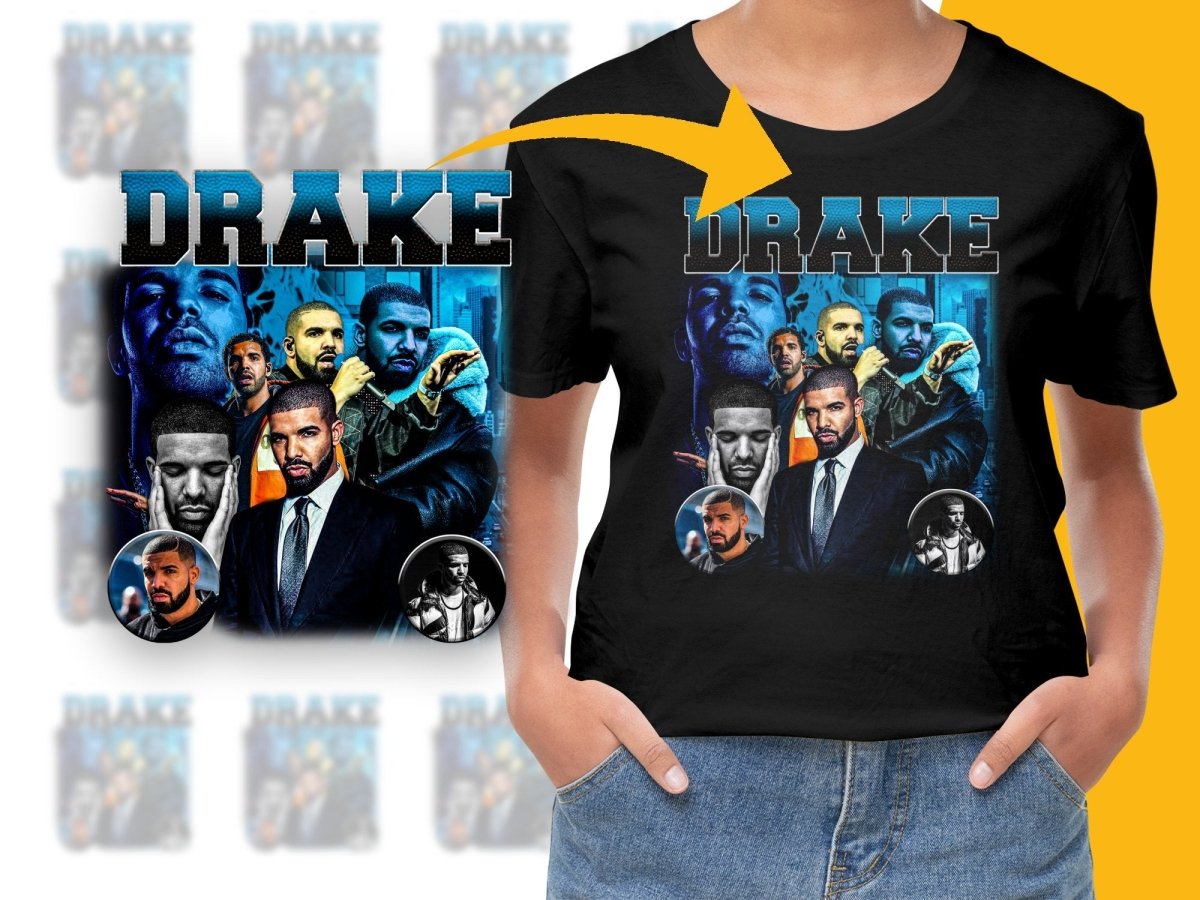 Drake Compilation Graphic Tee Unisex Bootleg PNG File - Teepew