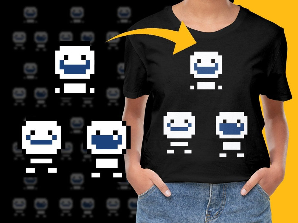 Dream SMP Cute Pixel Art Characters Christmas PNG File - Teepew