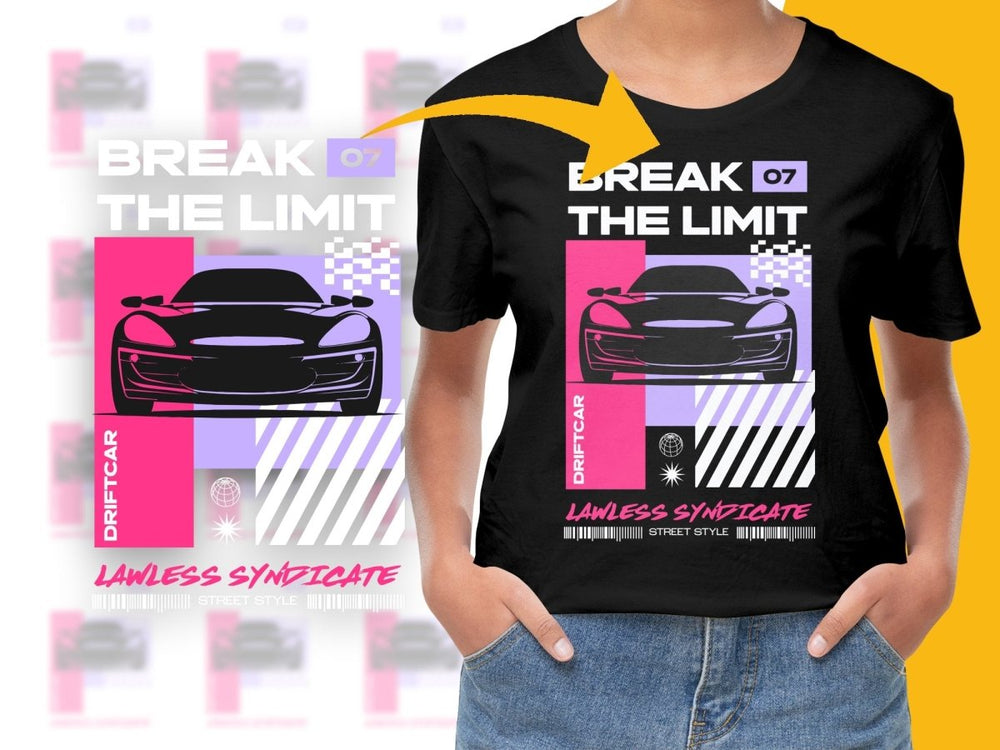 Drift Car Lawless Syndicate Graphic PNG File - Teepew