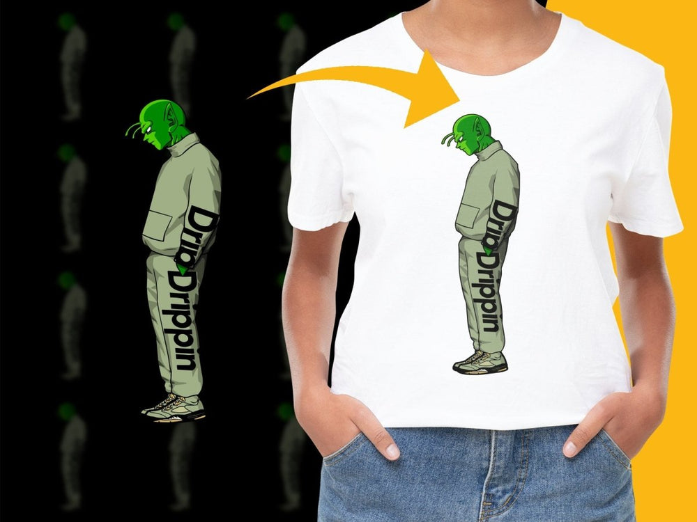 Drip Drippin Green Character Unique Graphic PNG File - Teepew