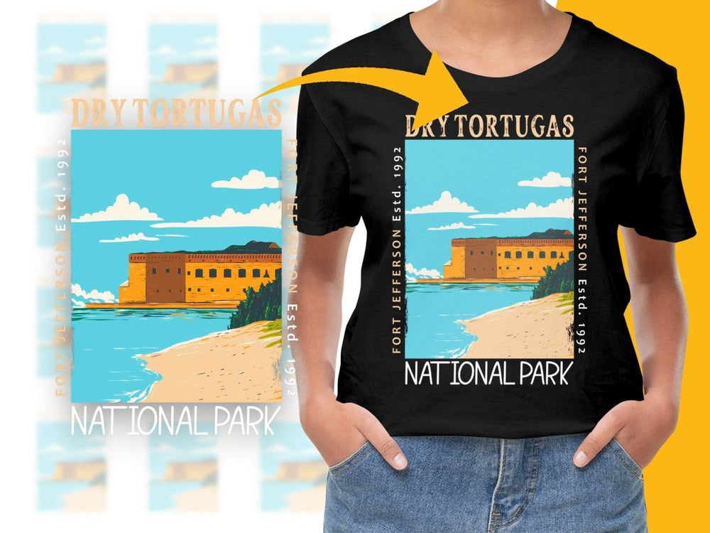 Dry Tortugas Fort Jefferson National Park Png Digital Download - Teepew