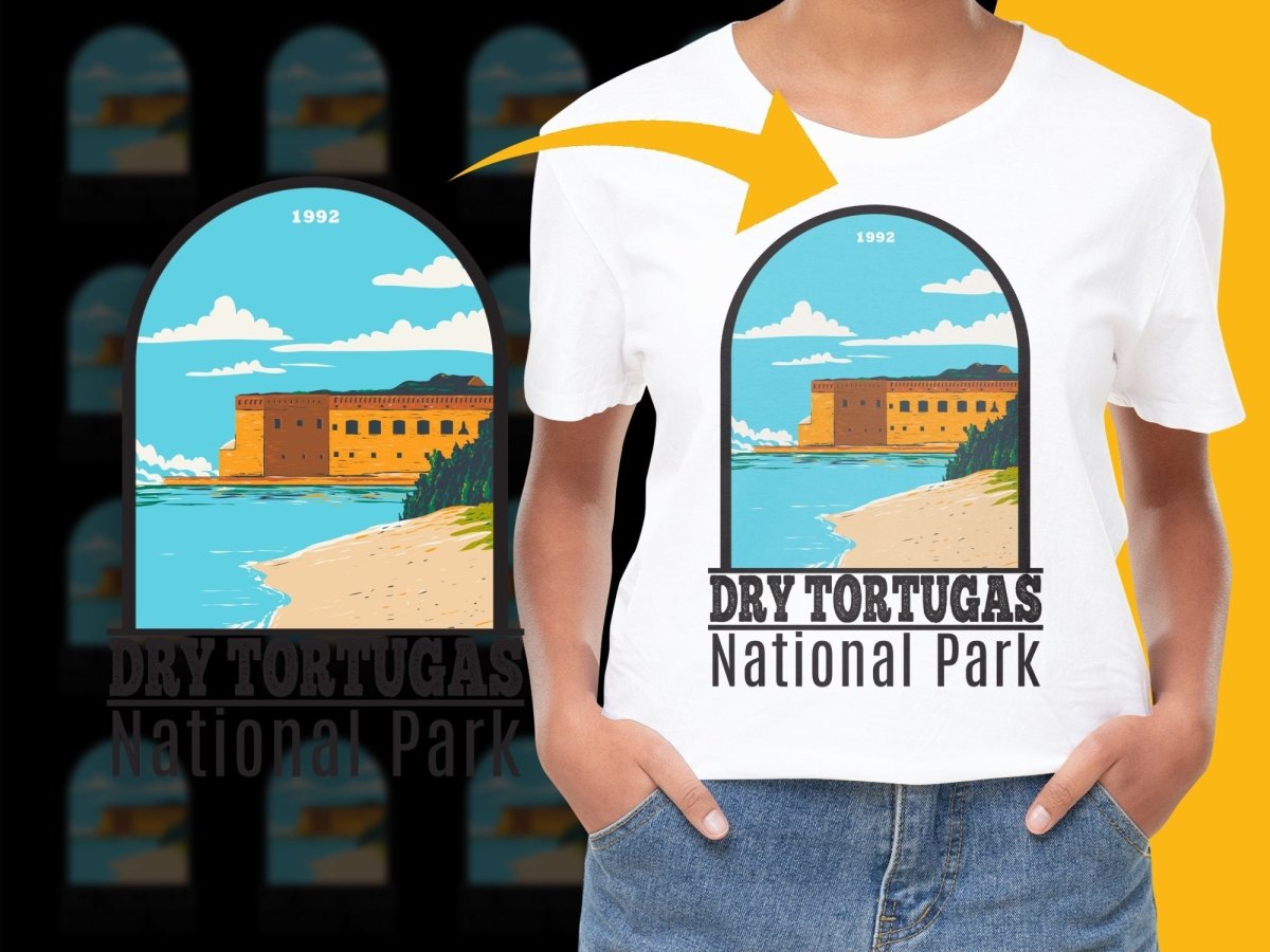 Dry Tortugas National Park 1992 Graphic Png Digital Download - Teepew
