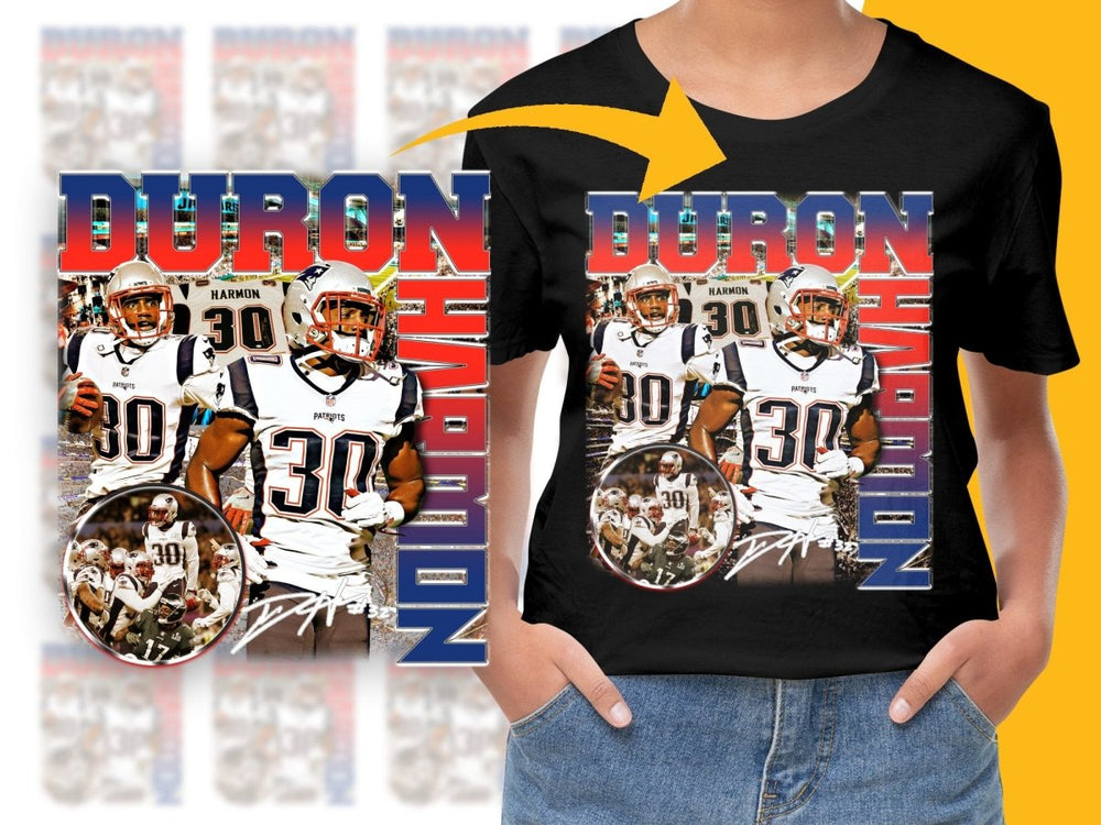 Duron Harmon Tee Football Fan PNG File - Teepew