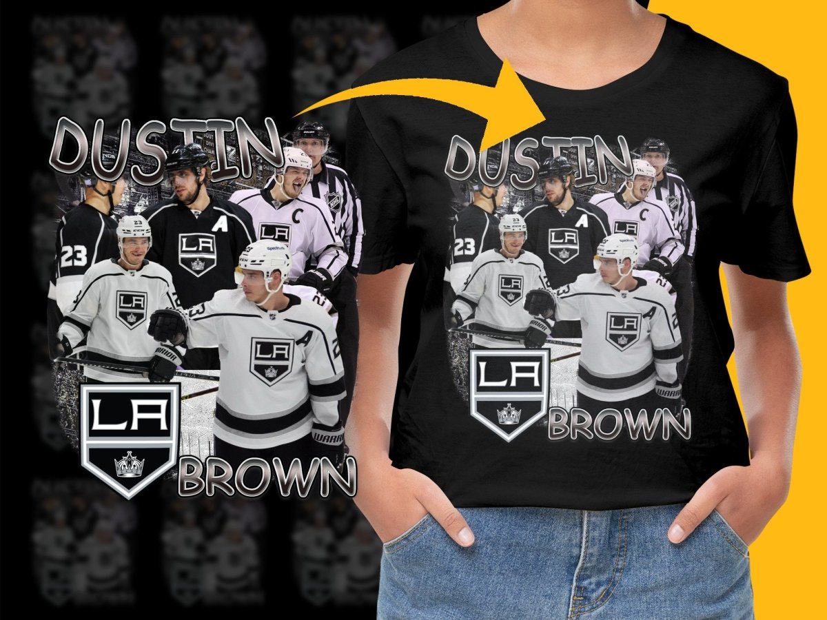 Dustin Brown LA Kings Legends Bootleg Graphic PNG File - Teepew