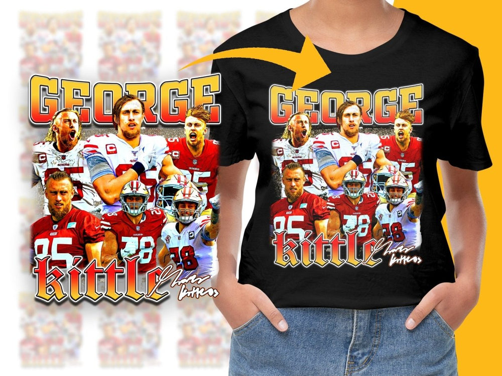 Dynamic George Kittle Bootleg PNG File - Teepew