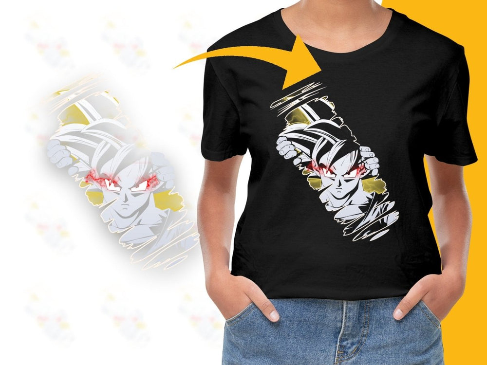 Dynamic Goku Anime Design Graphic PNG File - Teepew