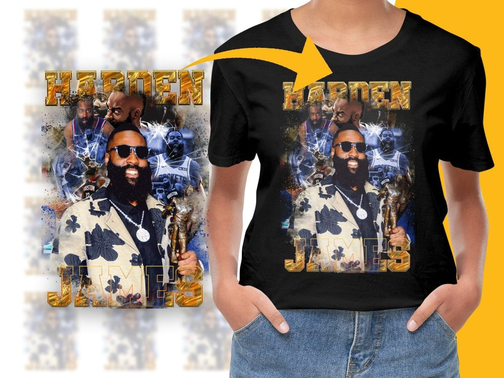 Dynamic Harden James Basketball Legend Bootleg PNG File - Teepew