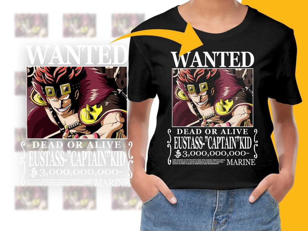 Dynamic Kid Eustass Design Graphic Anime PNG File - Teepew