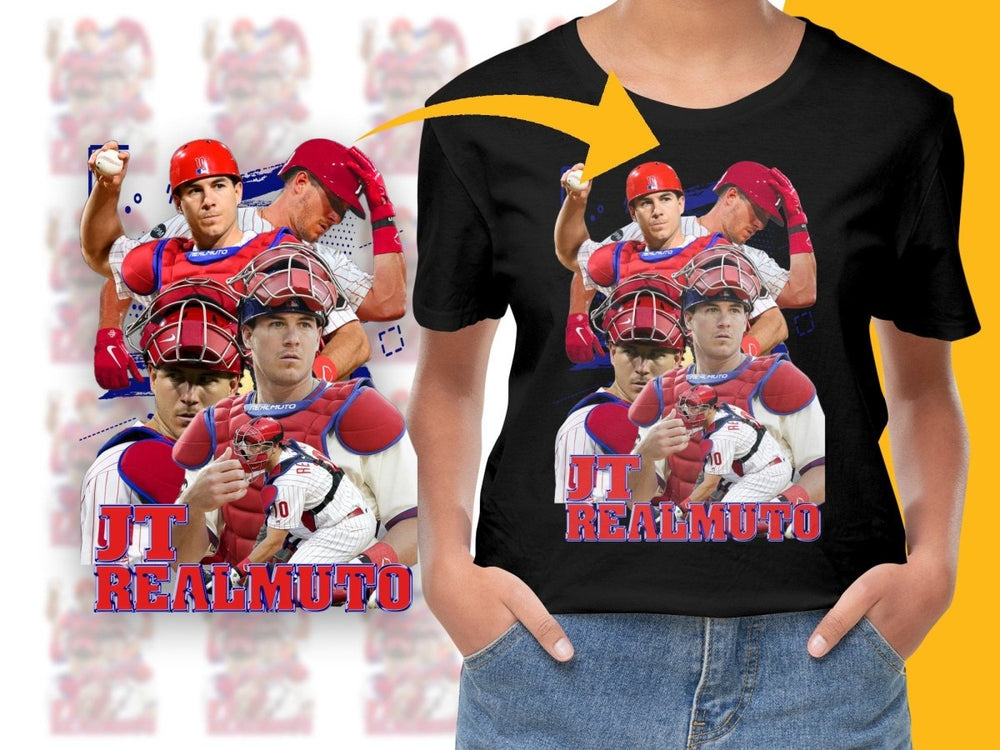 Dynamic MLB Baseball Bootleg JT Realmuto Graphic PNG File - Teepew