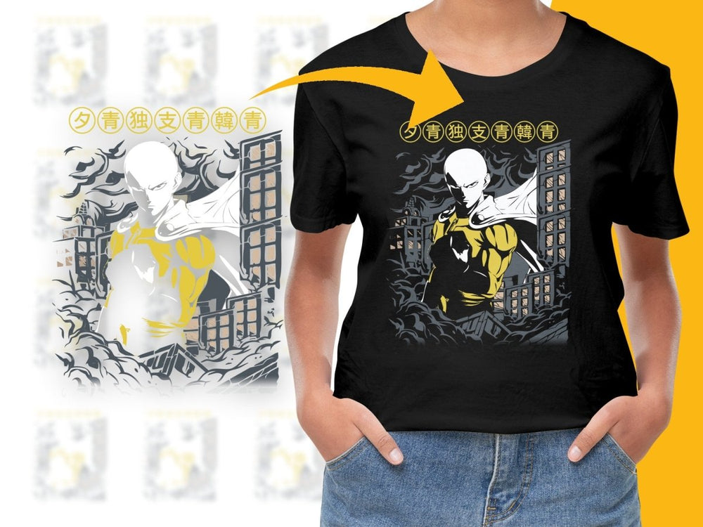 Dynamic Saitama Action Urban Design PNG File - Teepew