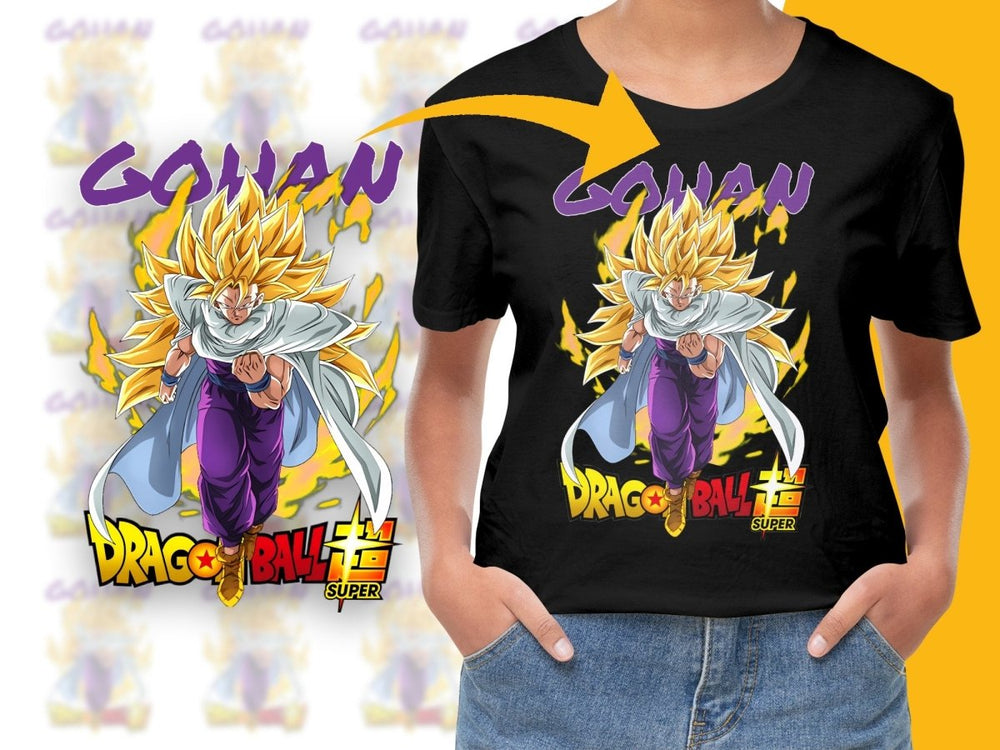 Dynamic Super Saiyan Gohan Dragon Ball Super PNG File - Teepew