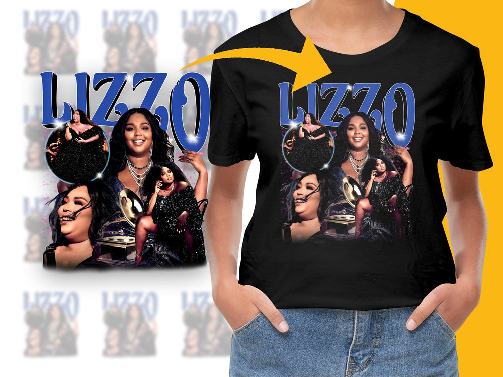 Lizzo Graphic T-Shirt, Pop Artist Music Tee, Fan Gift, Concert Outfit, Trendy Black Unisex Top