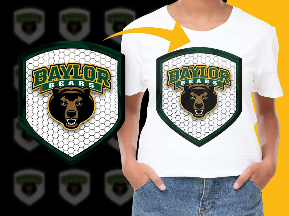 Baylor Bears Logo T-Shirt, College Sports Team Apparel, Unisex Graphic Tee, Green and Gold