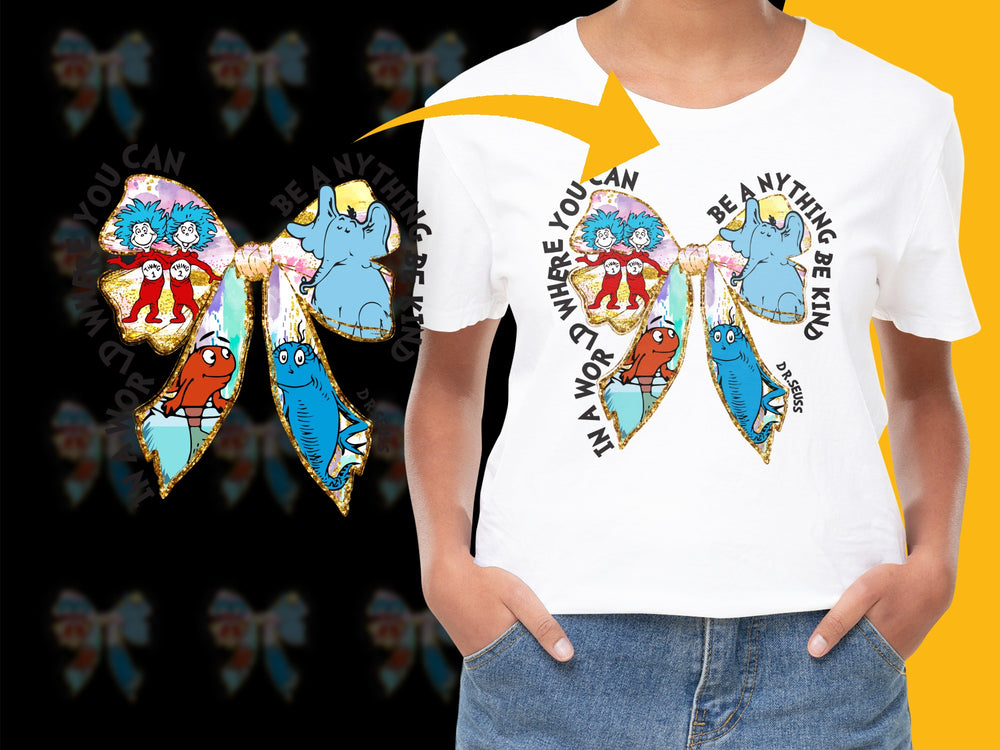 Colorful Cartoon Fish T-Shirt, Whimsical Sea Creatures Design, Kids Casual Fashion, Unisex Graphic Tee