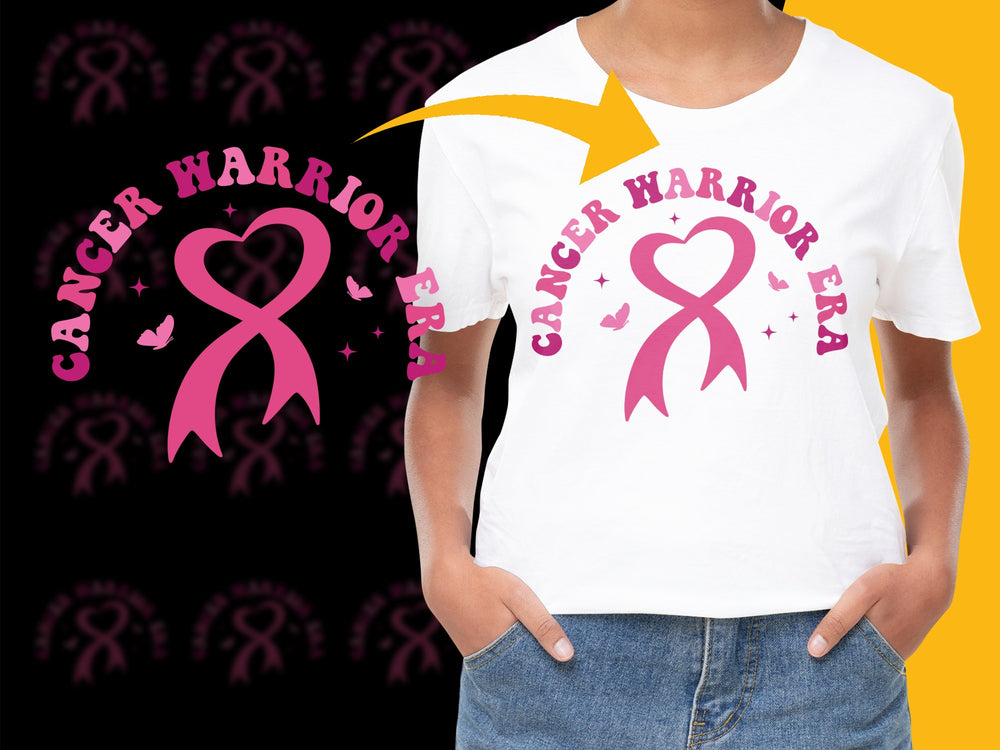 Cancer Warrior T-Shirt, Pink Ribbon Awareness Tee, Support Breast Cancer Survivor Gift