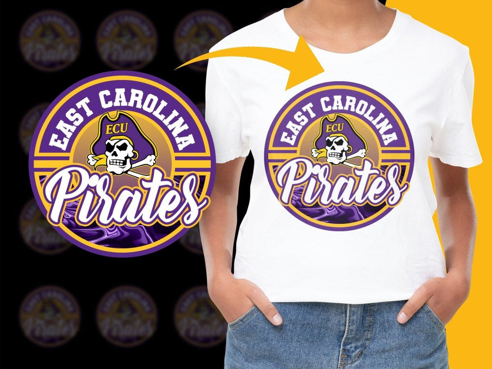 EAST CAROLINA PIRATES NCAA College PNG File - Teepew