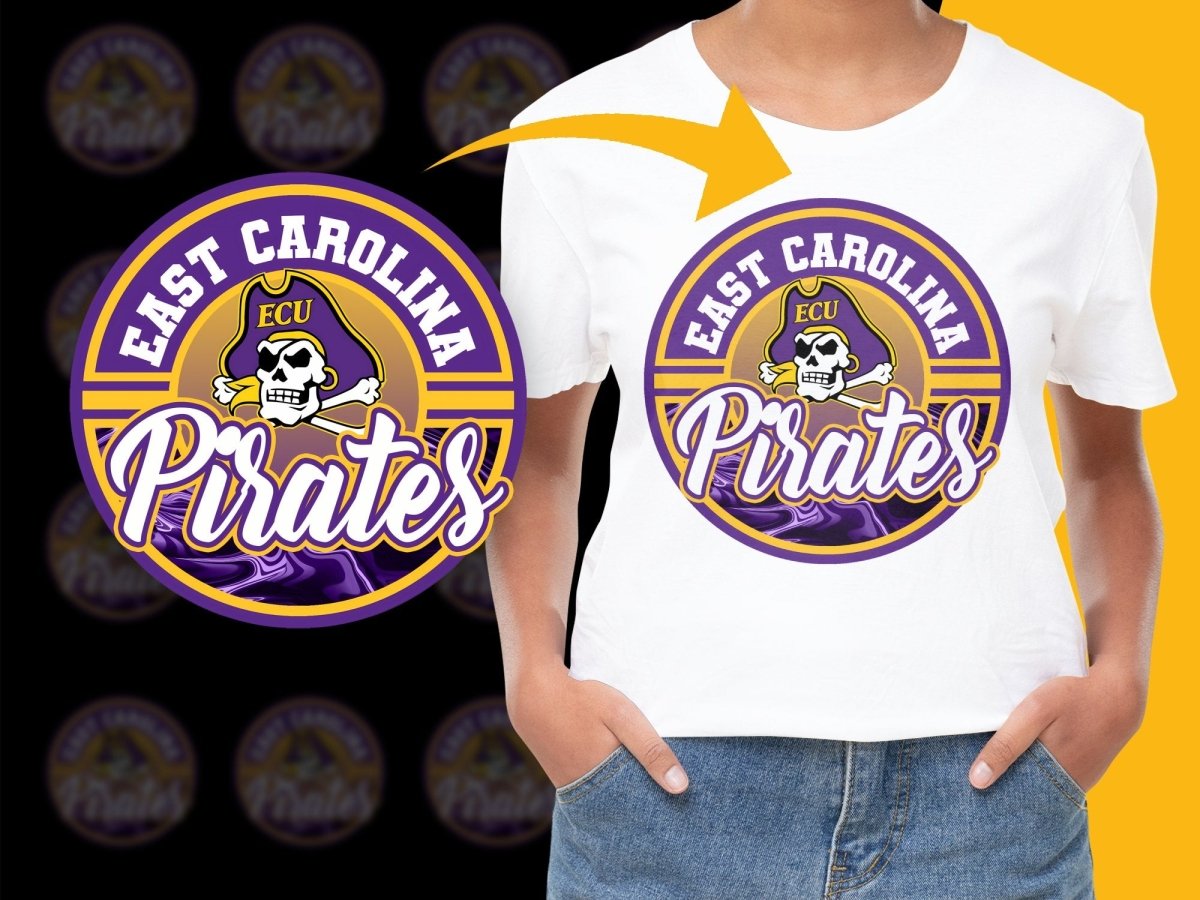 EAST CAROLINA PIRATES NCAA College PNG File - Teepew