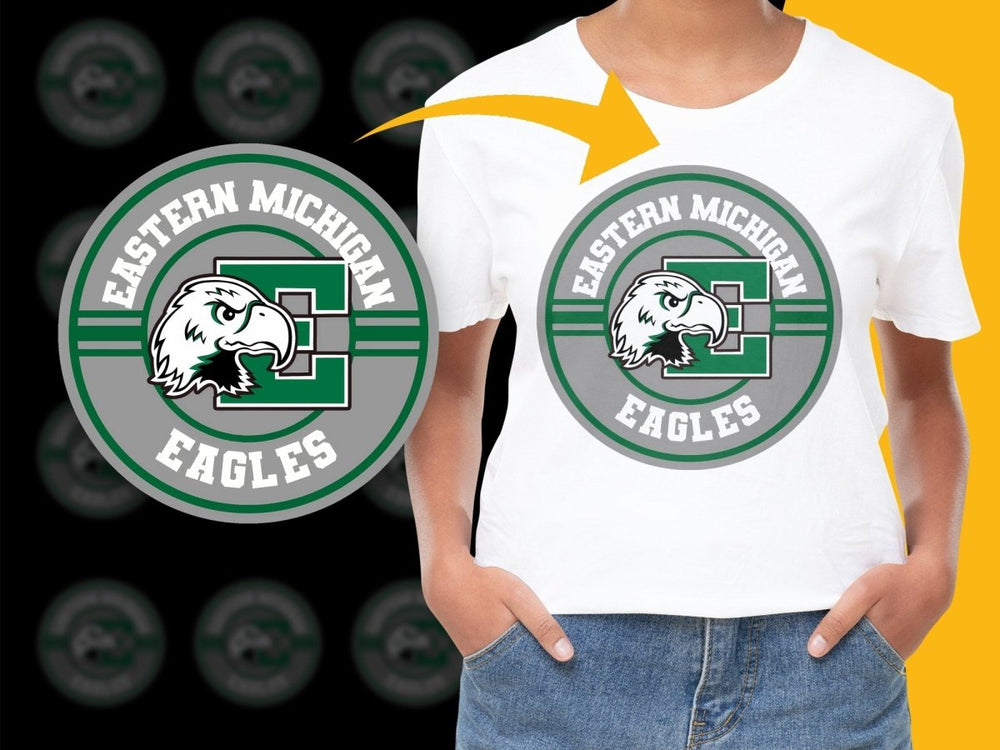 EASTERN MICHIGAN EAGLES NCAA College PNG File - Teepew