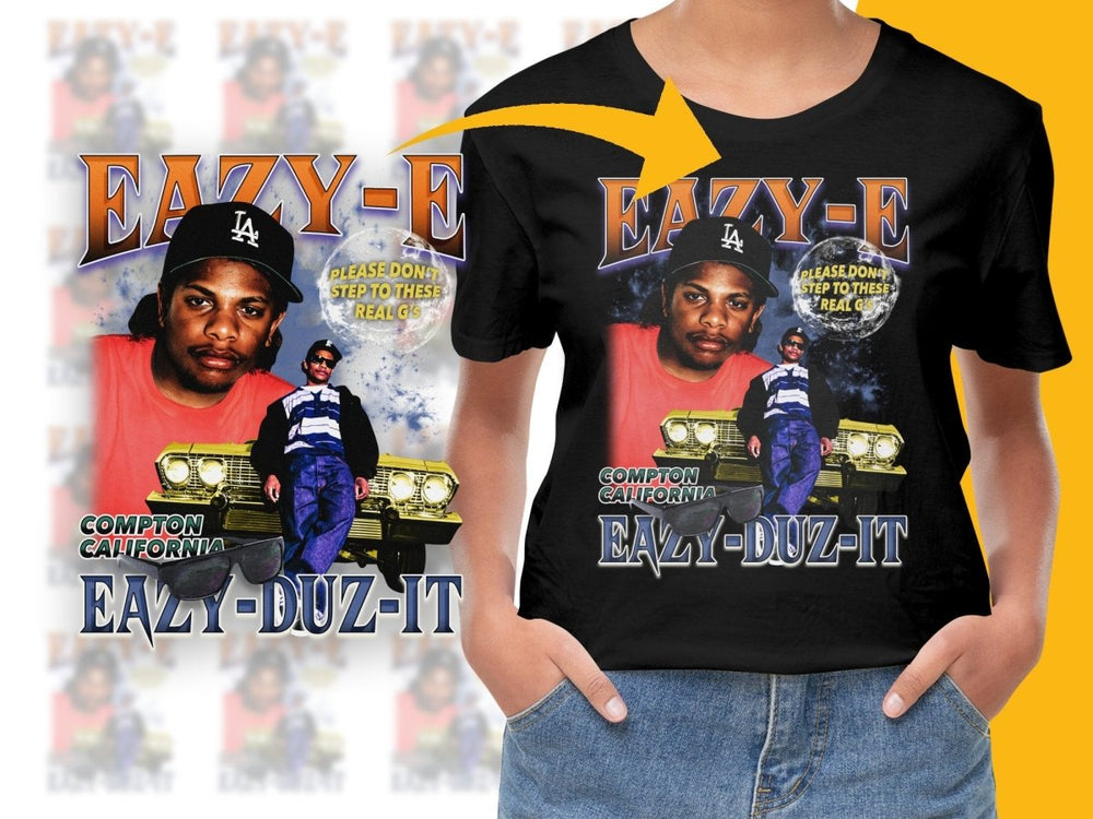 Eazy - E Bootleg Eazy - Duz - It Compton California PNG File - Teepew