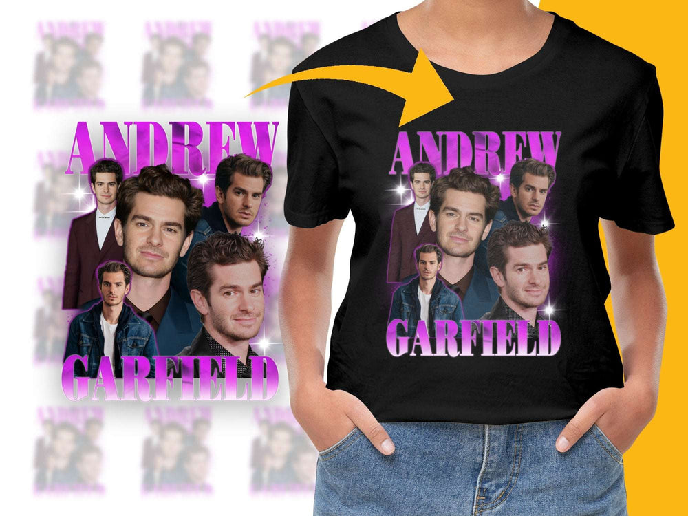Andrew Garfield Fan T-Shirt, Multiple Poses, Actor Tribute, Casual Wear, Unisex Fashion Top