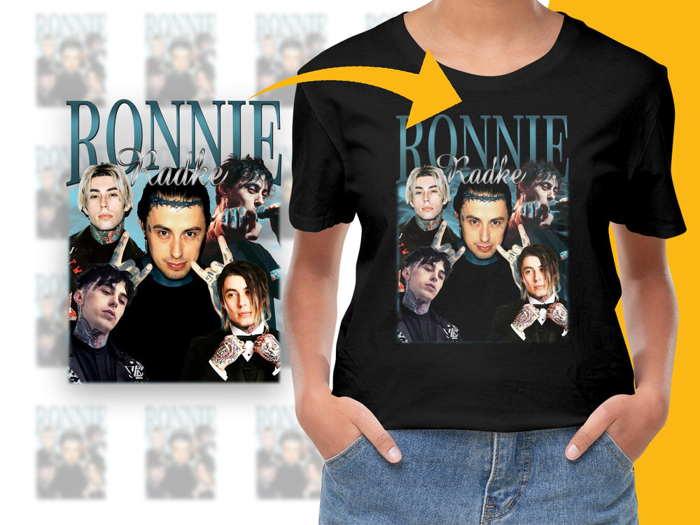 Ronnie Radke Band T-Shirt, Fan Merch, Music Tee, Graphic Unisex Rock Shirt