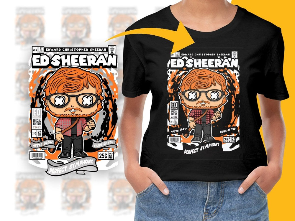 Ed Sheeran Popculture PNG File - Teepew