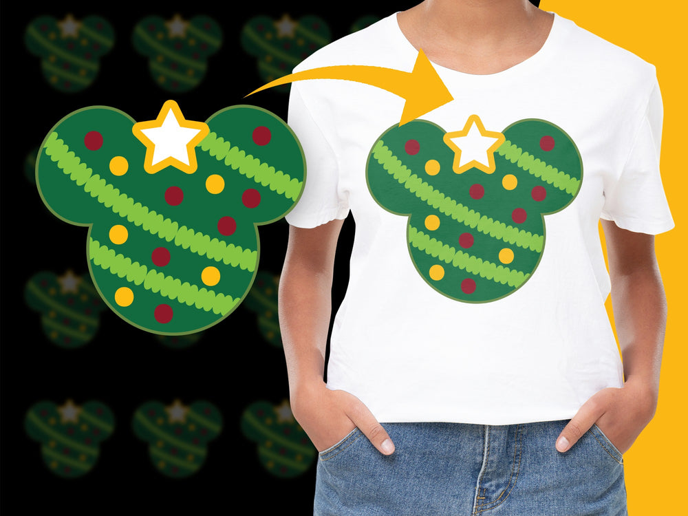 Women's Christmas Tree T-Shirt, Festive Holiday Graphic Tee, Casual Cotton Top, Unique Gift Idea