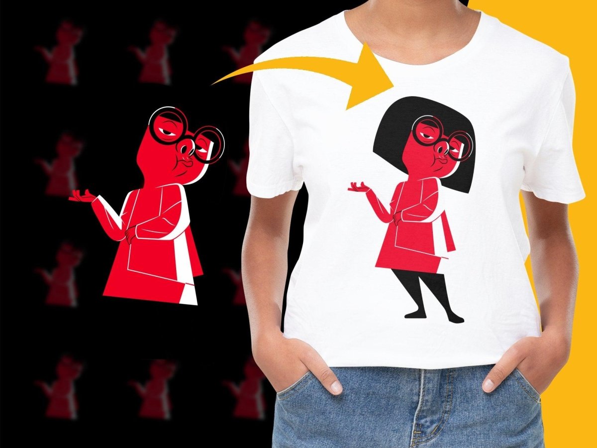 Edna Mode Graphic Design Stylish PNG File - Teepew