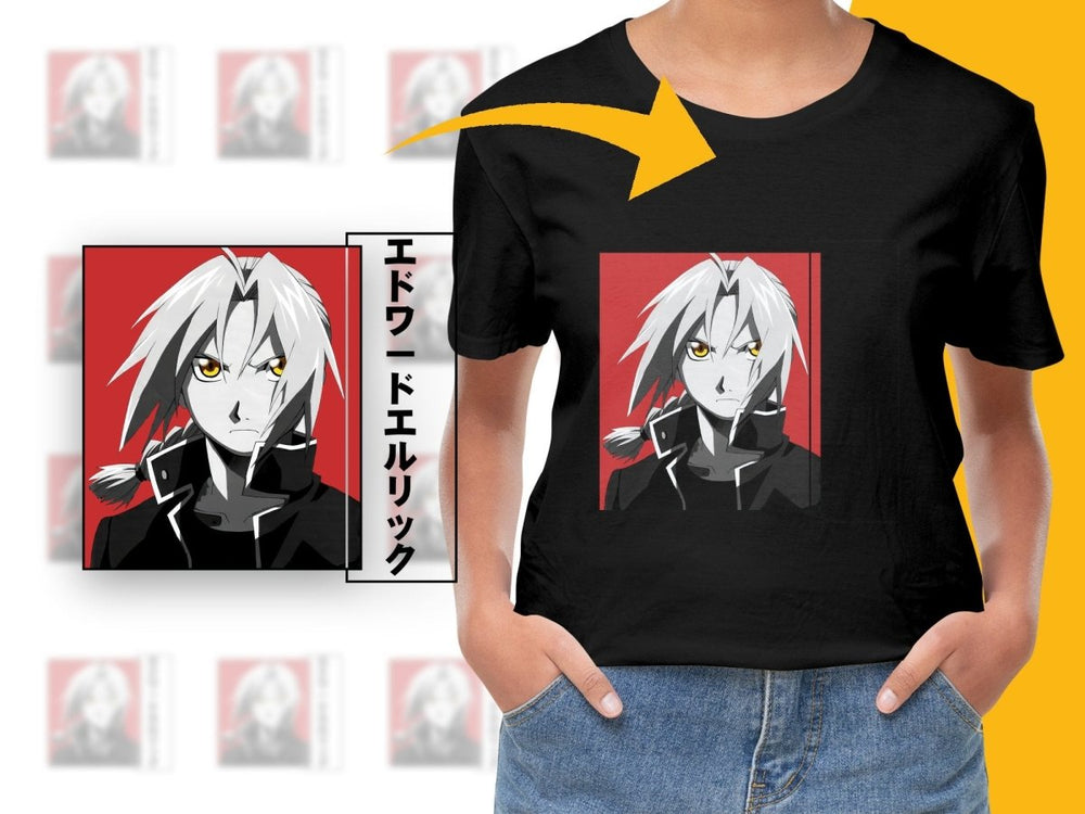 Edward Elric Anime Character PNG Digital Download - Teepew