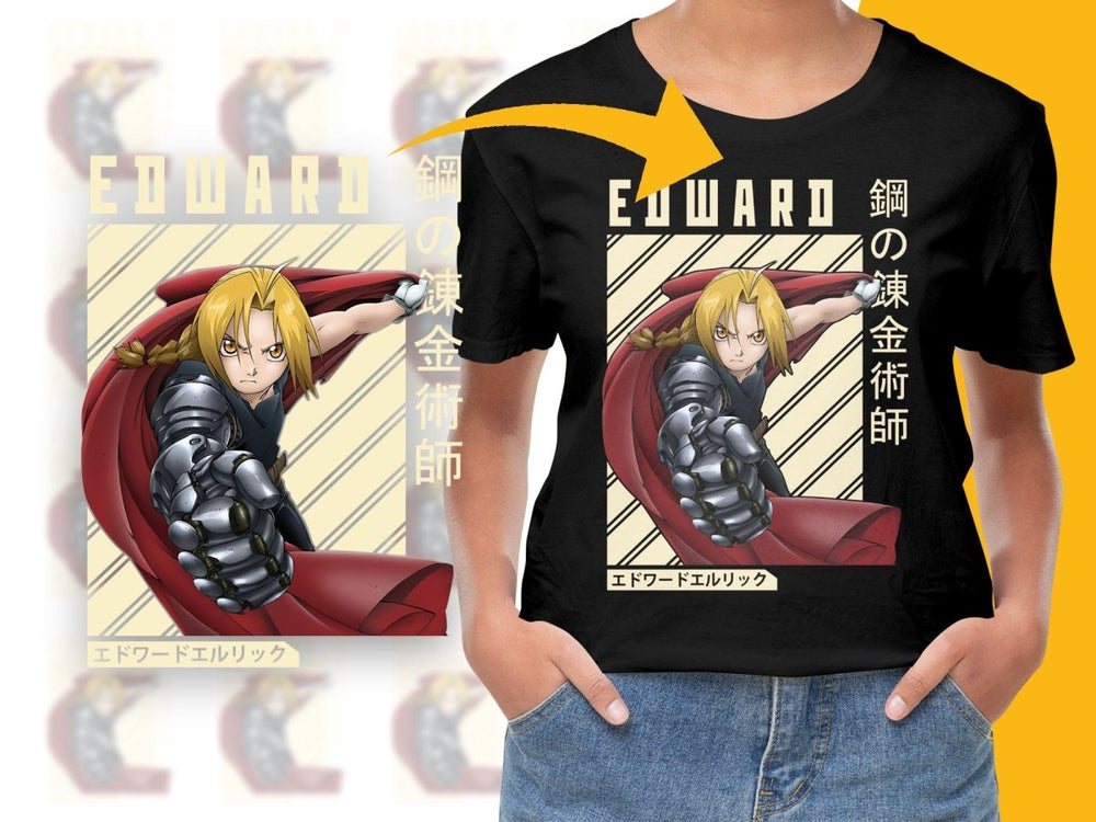 Edward Elric Brotherhood PNG File - Teepew