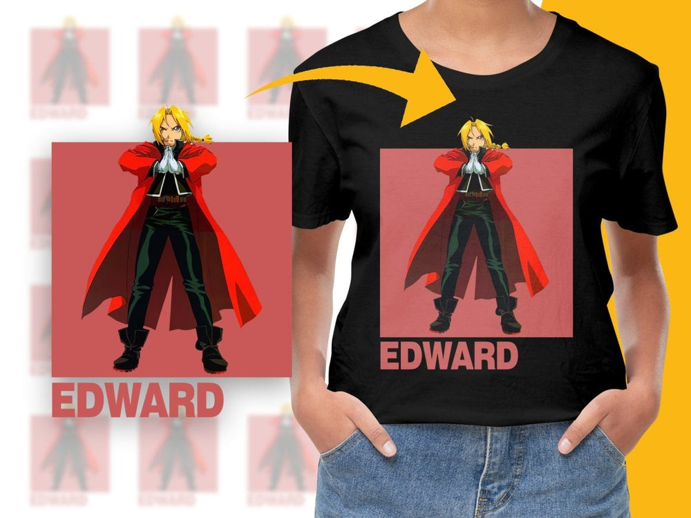 Edward Elric Fullmetal Alchemist Anime PNG Digital - Teepew
