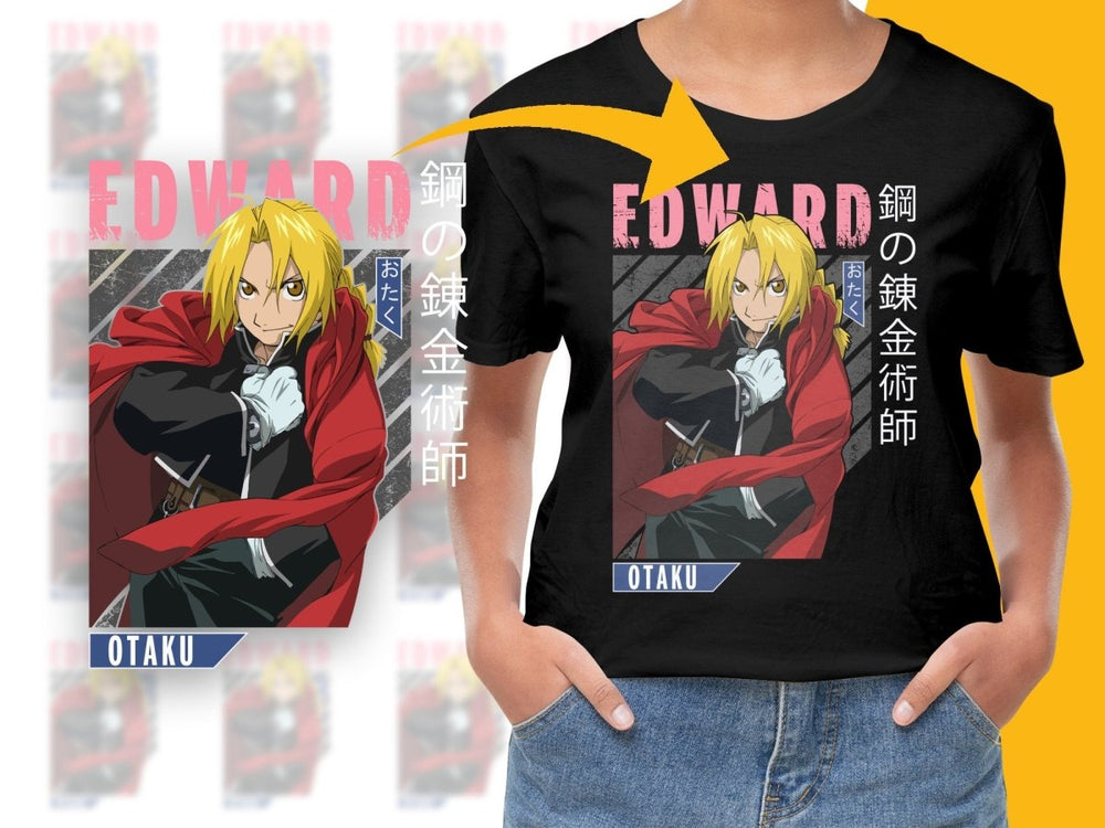 Edward Otaku Anime Character PNG Digital - Teepew