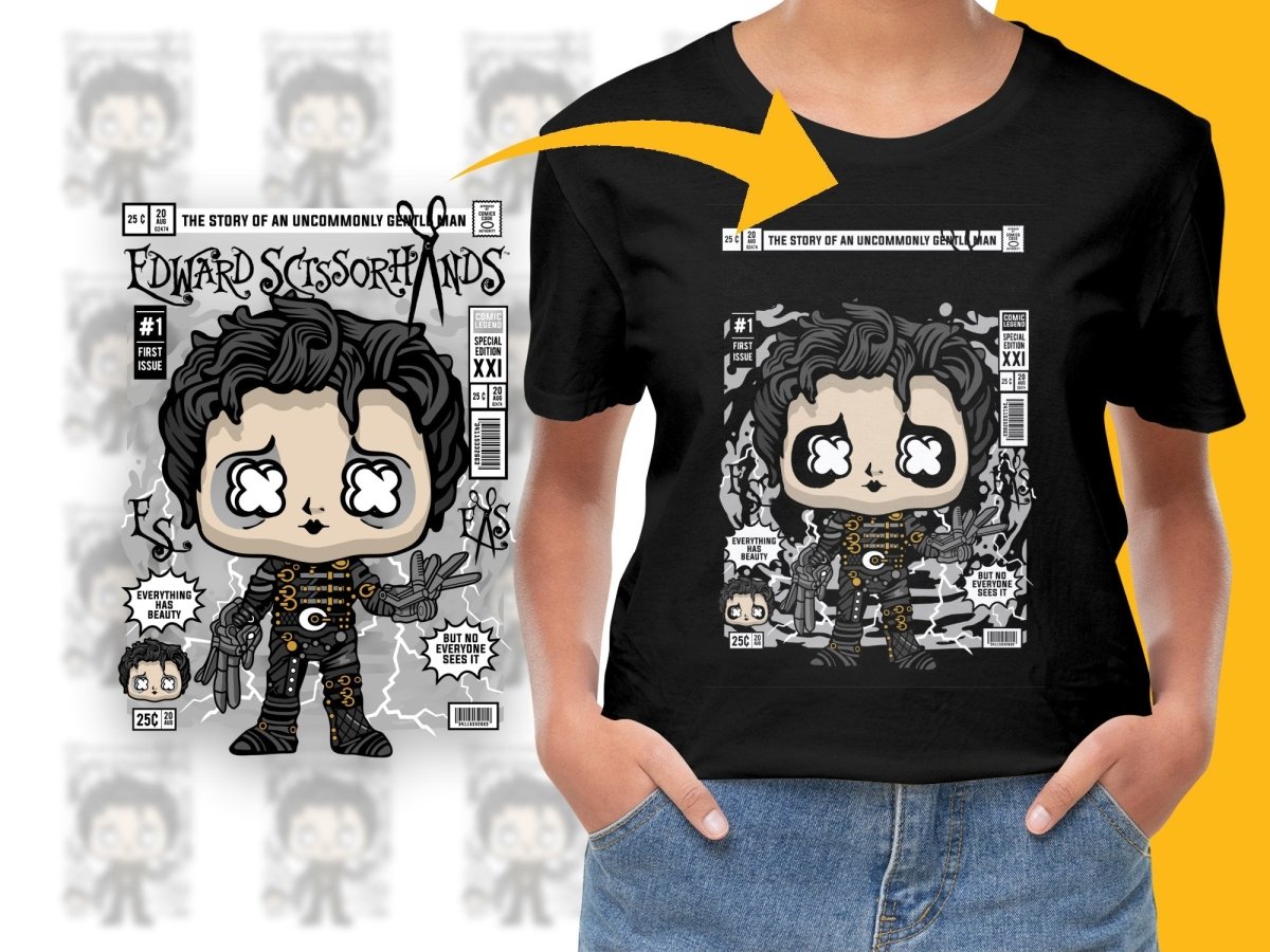 Edward Scissorhands Popculture PNG File - Teepew