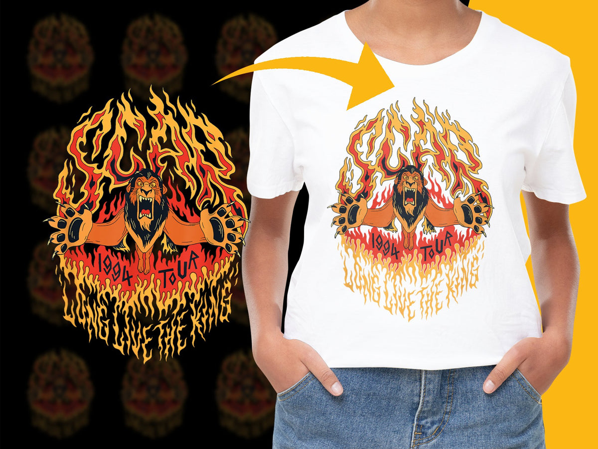 Fiery Skull Graphic T-Shirt, Bold Flame Design Cotton Tee, Vibrant Motorcycle Skull Art, Unisex Fashion Top for Summer and Casual Wear