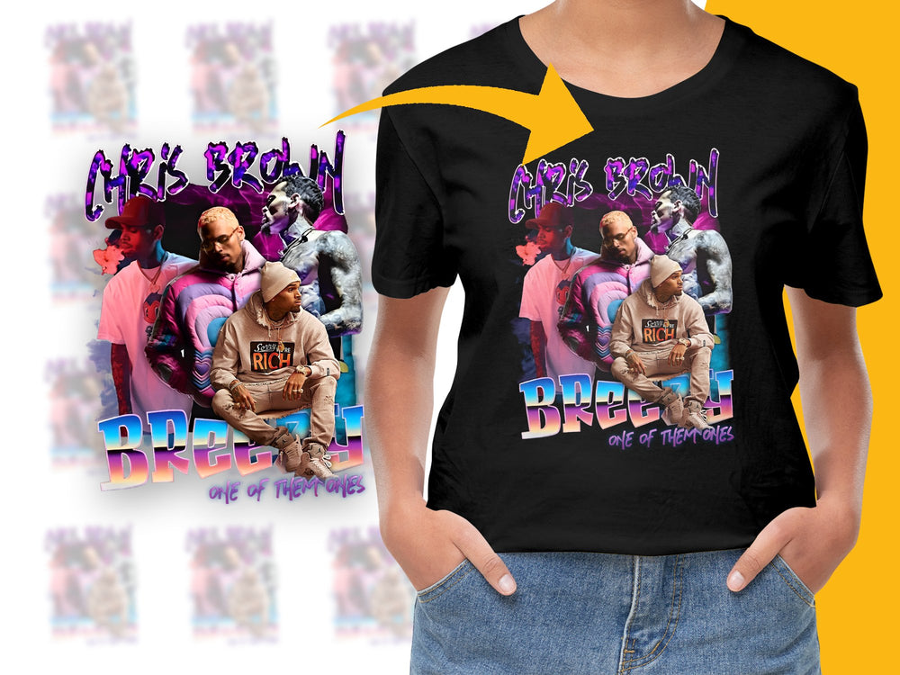 Chris Brown Breezy One of Them Ones Album Cover T-Shirt, Retro Graphic Tee