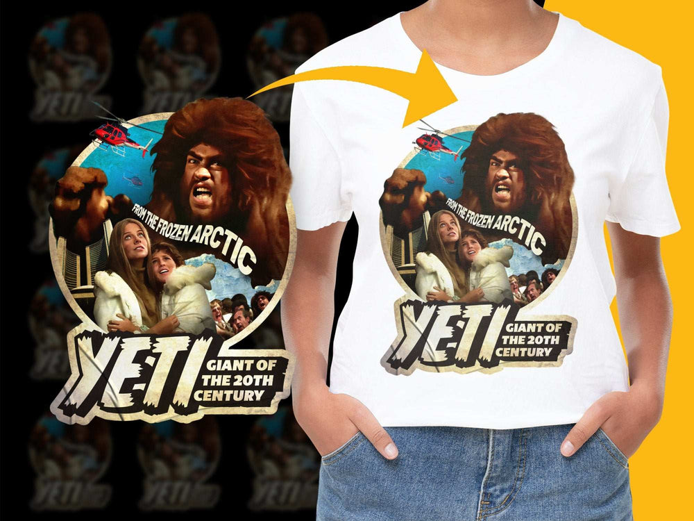 Vintage Yeti Movie T-Shirt, Retro Graphic Tee, 70s Horror Film Shirt, Unisex Clothing